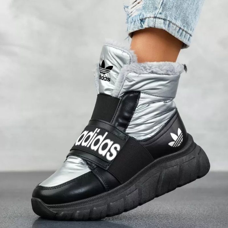 Adidas® 2024 Chaussures d'hiver orthopédiques imperméables et brillantes pour femmes