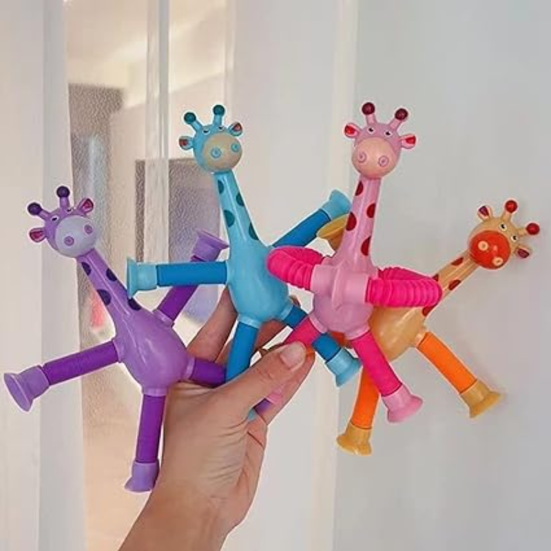 Les girafes s'étirent et se collent : un plaisir garanti et approuvé par les enfants