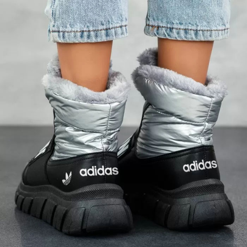 Adidas® 2024 Chaussures d'hiver orthopédiques imperméables et brillantes pour femmes