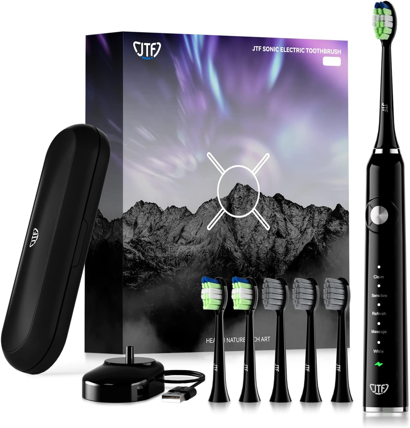 JTF Brosse À Dent Électrique Sonique Adultes
