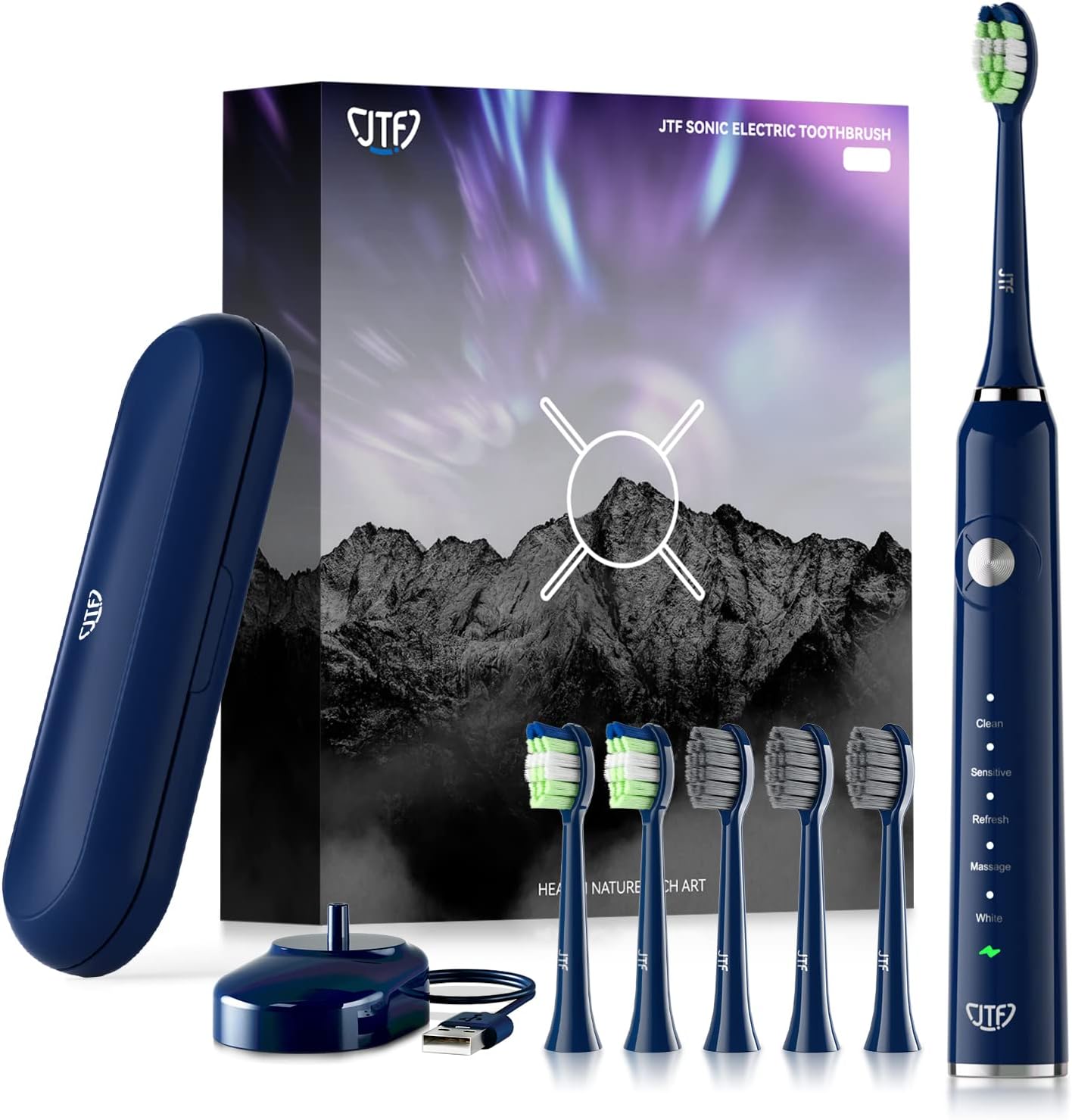 JTF Brosse À Dent Électrique Sonique Adultes