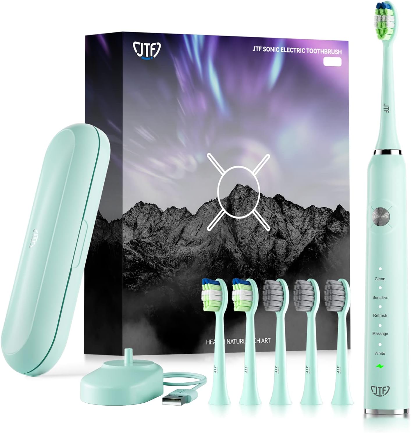 JTF Brosse À Dent Électrique Sonique Adultes