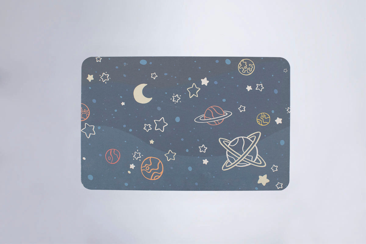 Childrens Shower & Bath Mat | Space Themed
