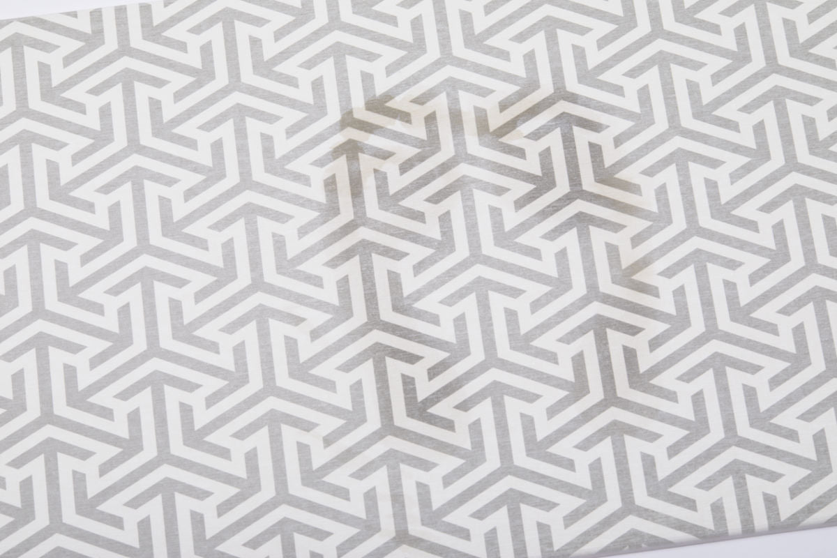 Quick-dry Stone Shower & Bath Mat | White/Light Grey