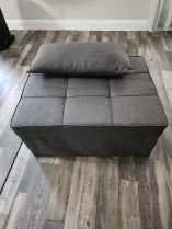 Multifunctional Folding Footrest Bed Modern Adjustable Backrest Sleeping Sofa Bed Suitable For Living Room Apartment