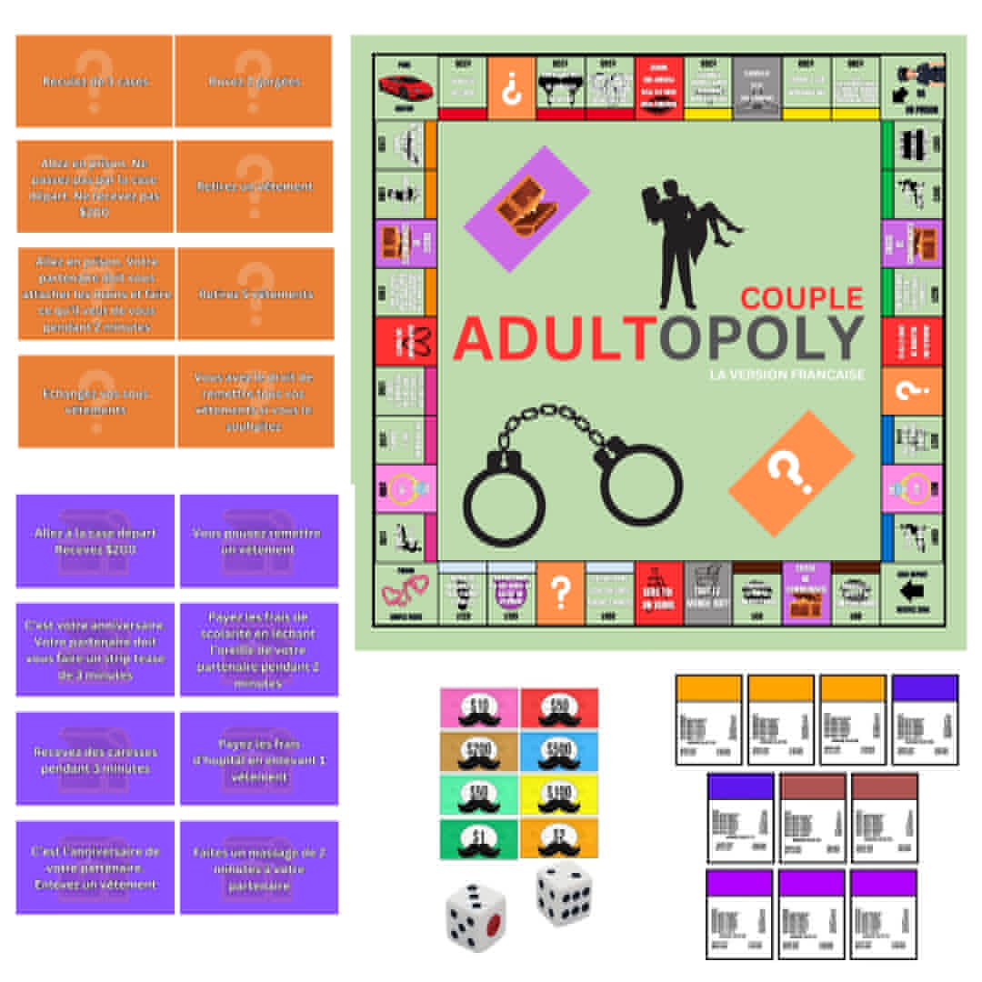 L'adultopoly - Version française