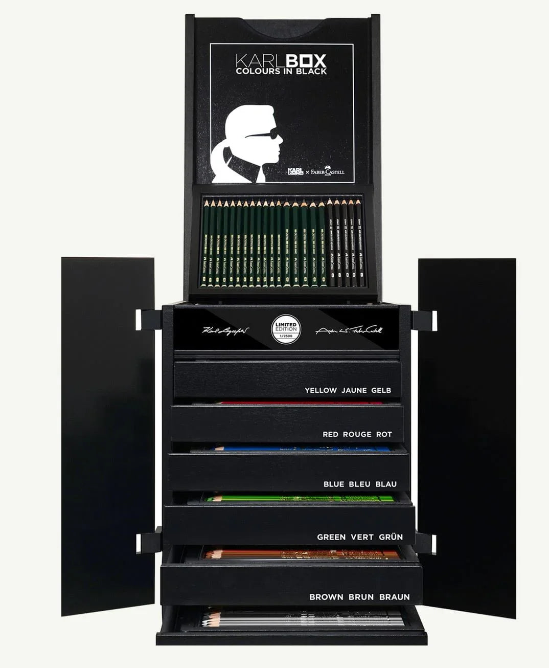 KarlBox™ - Set de Boîtes à Crayons d'Art