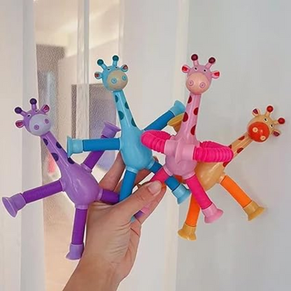 Les girafes s'étirent et se collent : un plaisir garanti et approuvé par les enfants