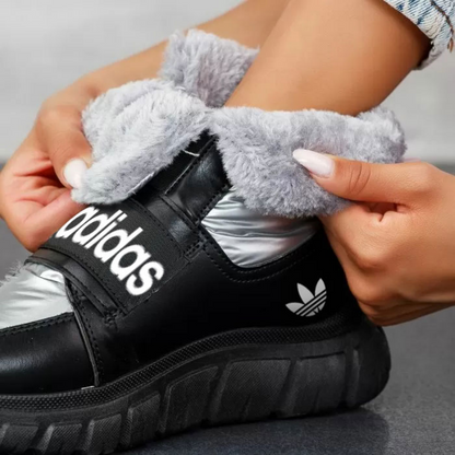 Adidas® 2024 Chaussures d'hiver orthopédiques imperméables et brillantes pour femmes