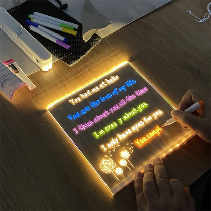 Tableau d'affichage LED avec couleurs