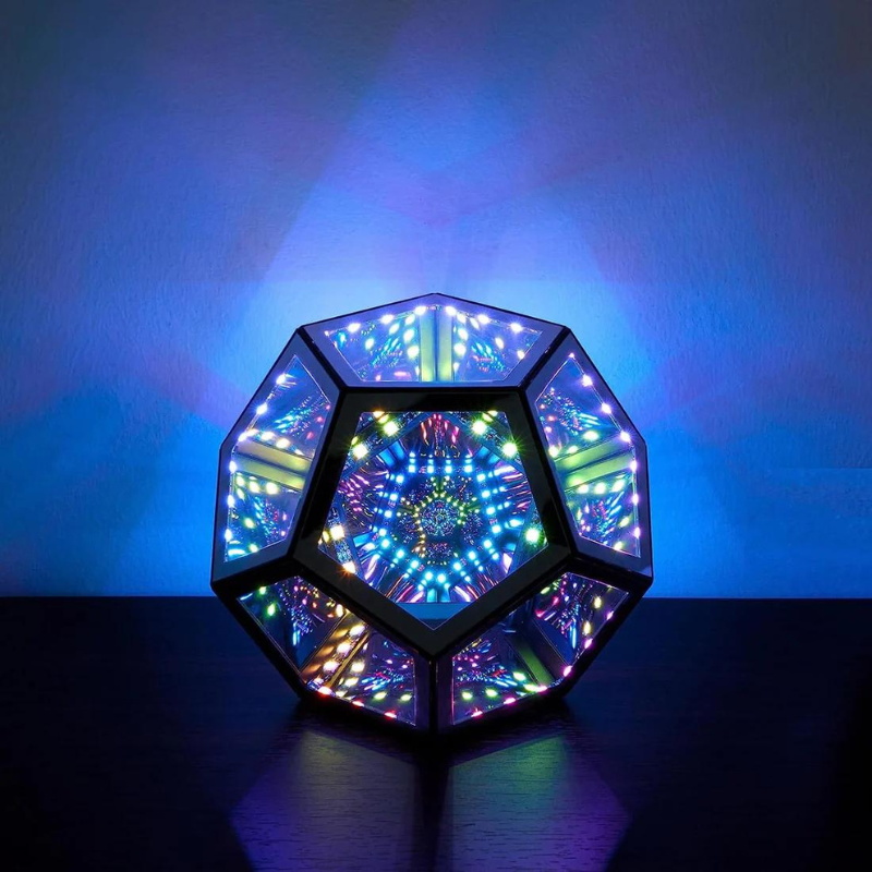 Lampe magique LED InfinityGlow avec télécommande