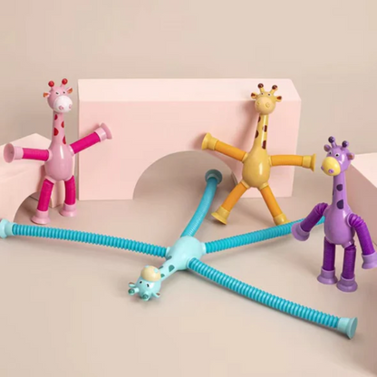 Les girafes s'étirent et se collent : un plaisir garanti et approuvé par les enfants