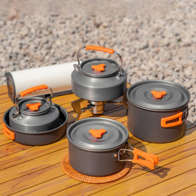 Ensemble de Vaisselle de Camping Portable Multifonctionnel