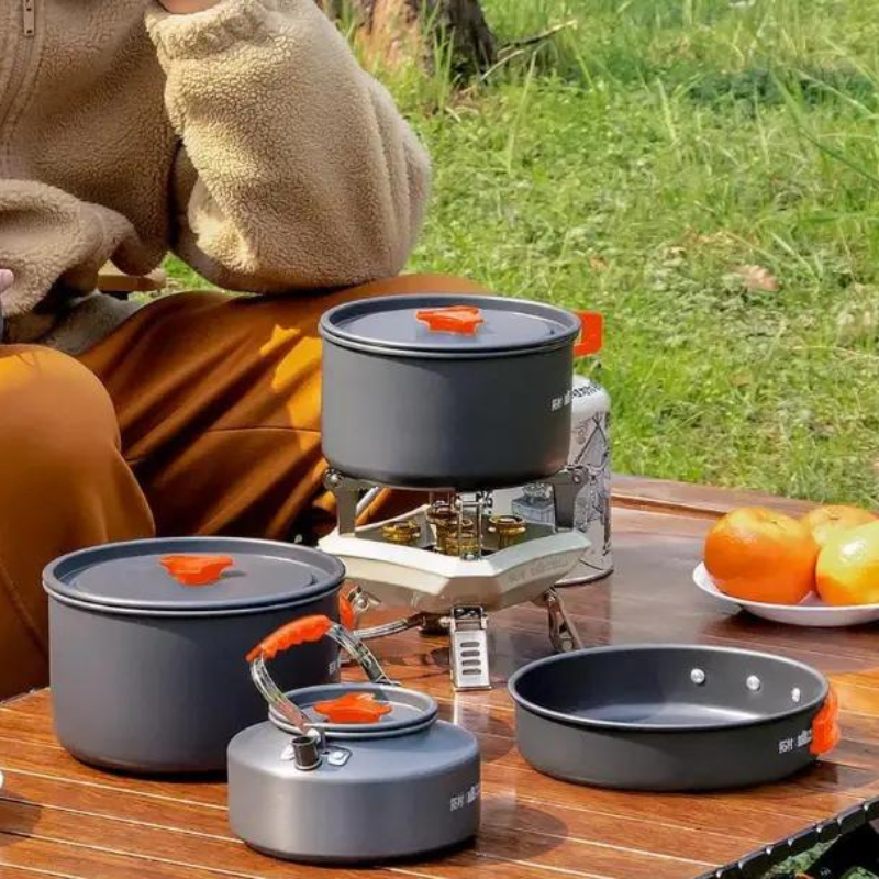 Ensemble de Vaisselle de Camping Portable Multifonctionnel