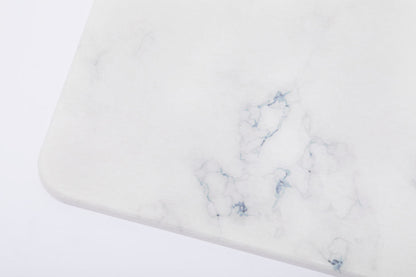 Quick-dry Stone Shower & Bath Mat | White Marble