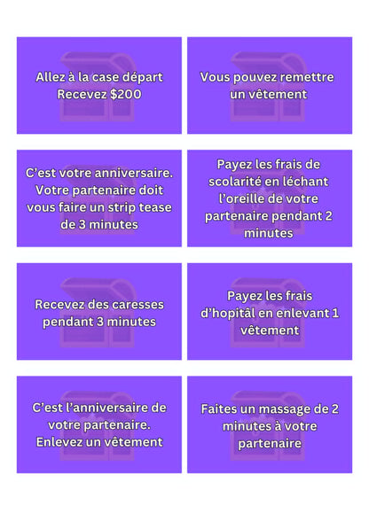 L'adultopoly - Version française