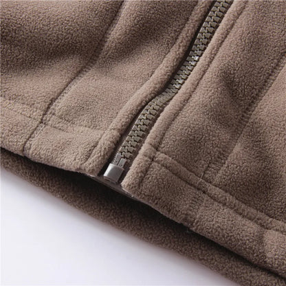 Veste à Capuche en Polaire Double Couche pour Homme