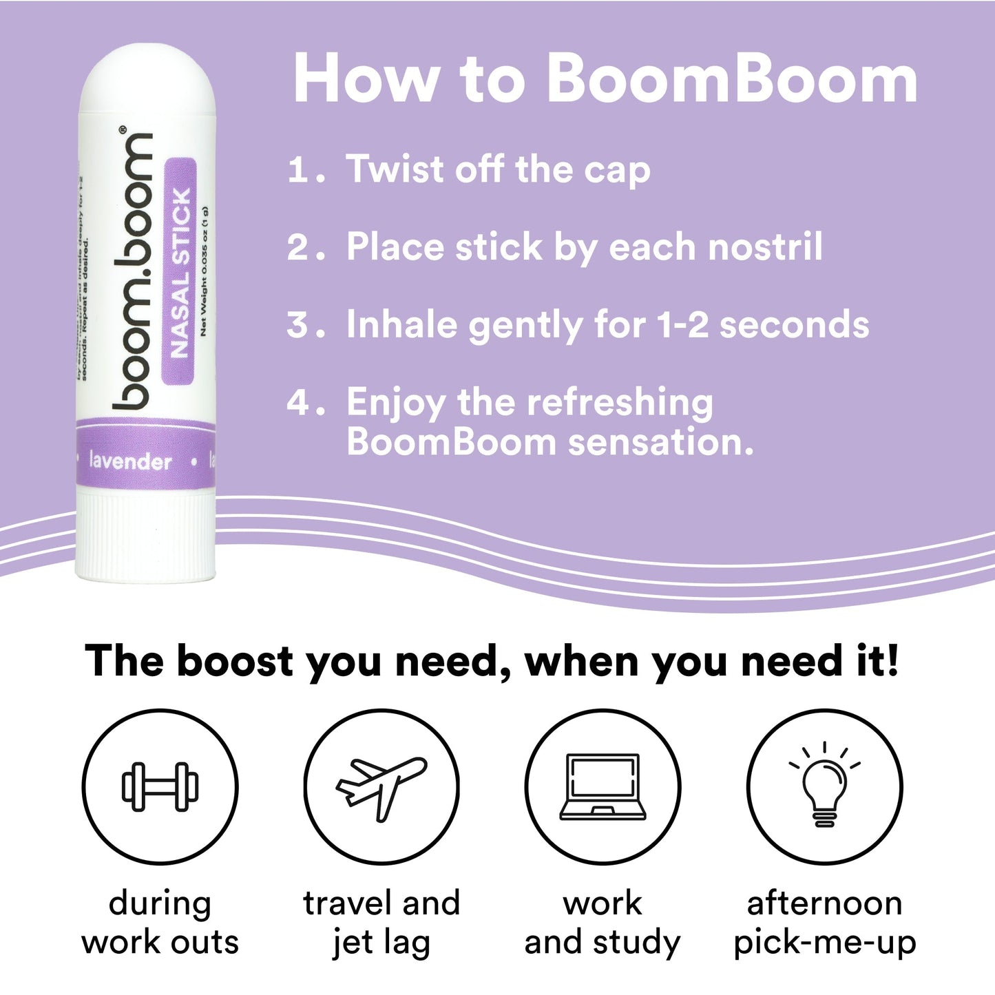 Lavender BoomBoom 3-pack