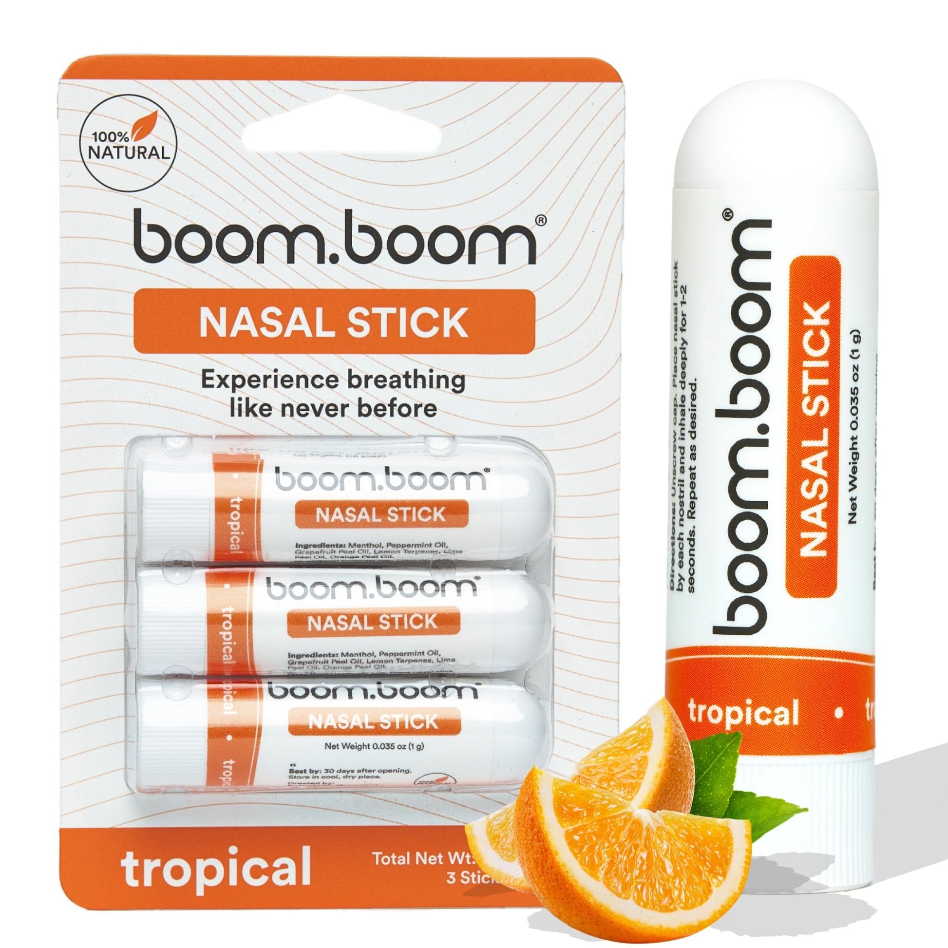 Tropical BoomBoom Nasal Sticks 3-pack