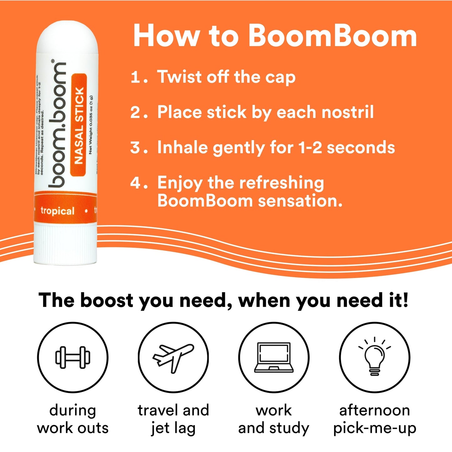 Variety 4-pack - BoomBoom Nasal Sticks