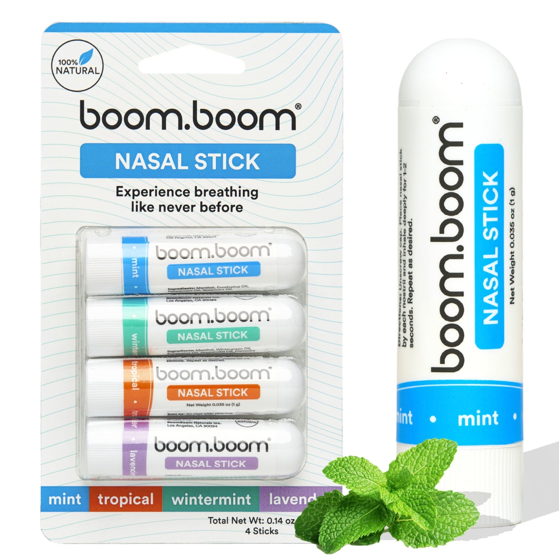 Variety 4-pack - BoomBoom Nasal Sticks