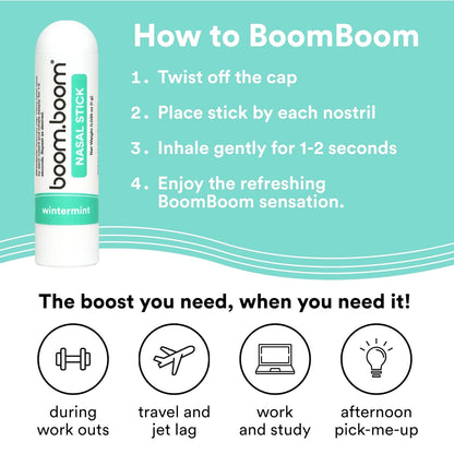 Wintermint BoomBoom Nasal Sticks 3-pack