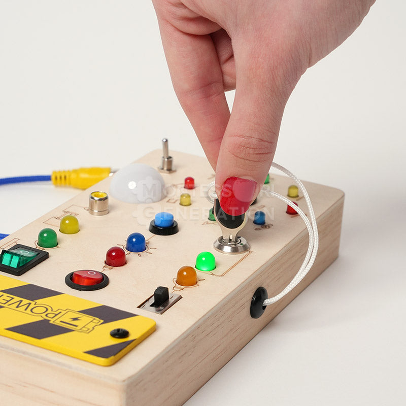 Montessori Wooden Switch Board